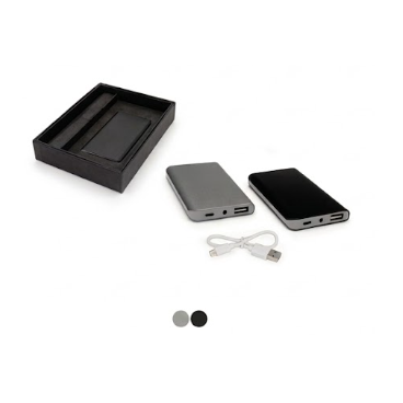 Powerbank en métal avec Led 4000 mAh