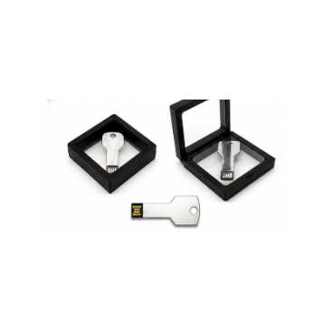 Clé USB en forme de clé chromé 8 Go