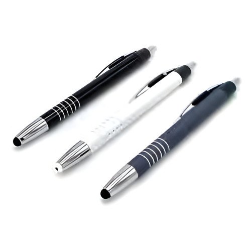 Stylo en métal 6 bagues