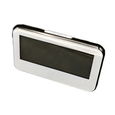 Horloge de bureau digitale blanche