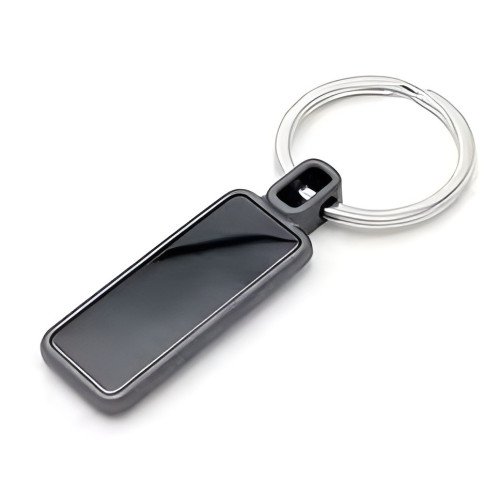 Porte-clés rectangle double face