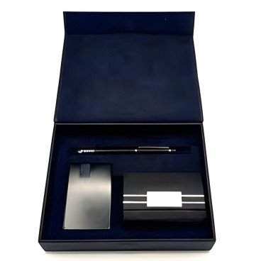 Coffret 3 pcs (USB-porte-cartes - stylo métal )