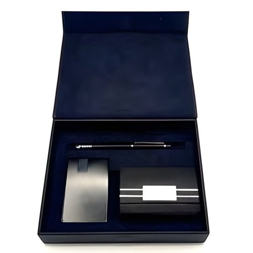 Coffret 3 pcs (USB-porte-cartes - stylo métal )