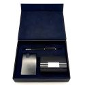 Coffret 3 pcs (USB-porte-cartes - stylo métal )